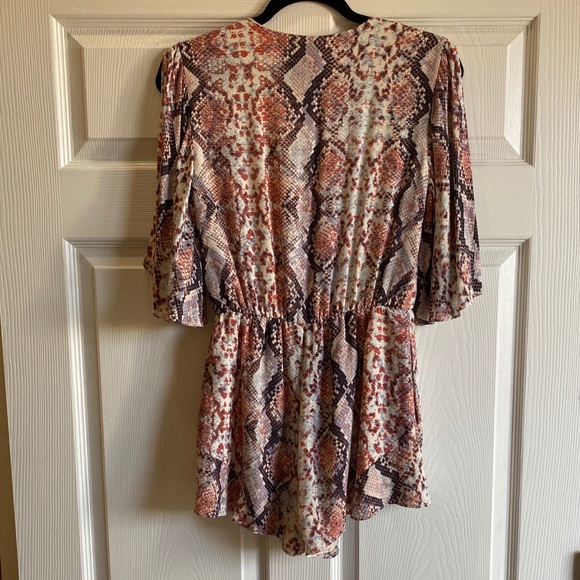 Lovers + Friends Python Print Romper Size: XS - Picture 8 of 11